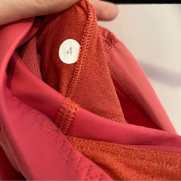 LULULEMON Free Spirit Halter Tank in Fireside Red • Open Back Tie • Size 4 - Picture 7 of 7